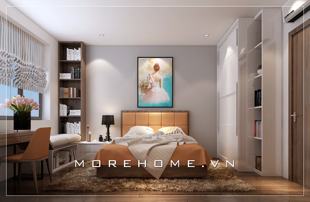 Morehome bật mí tới bạn các mẫu giường ngủ bọc nỉ đầu giường đẹp, sang trọng